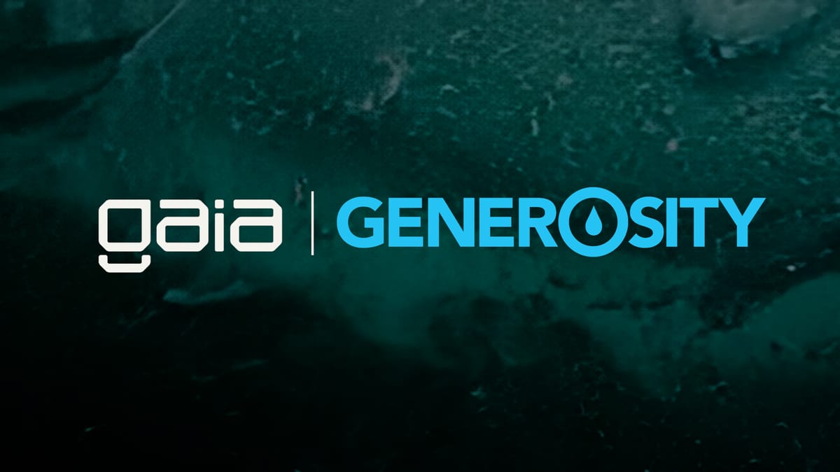 From Water to Data: Gaia x Generosity™ Partner to Power the Future of Intelligent Hydration